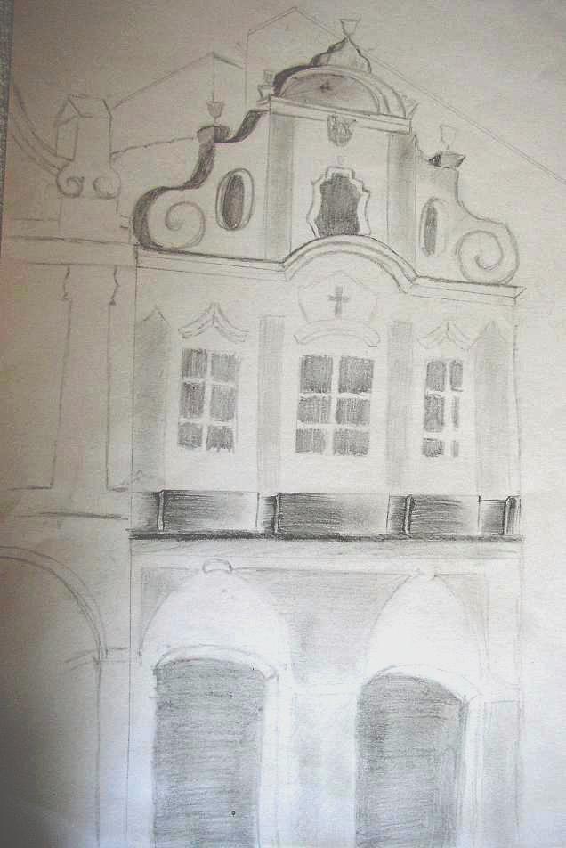 průčelí barokního domu